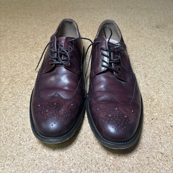 Banana Republic Shoes Liam Wingtip Oxfords Burgundy SIZE 9M